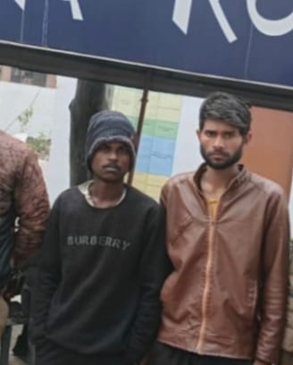 Two accused of stealing bars arrested