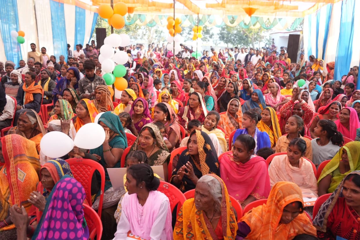A happy dawn in Chauguji village, 109 families' fortunes changed