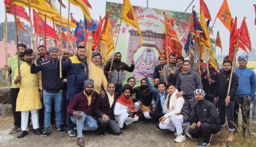 Baba Khatu Shyam's trail journey taken out