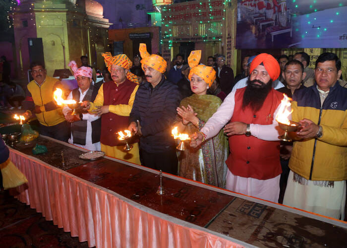 By merely sipping the water of Maa Saraswati Tirtha Sthal, a person gets freedom from sins: Yogendra Rana