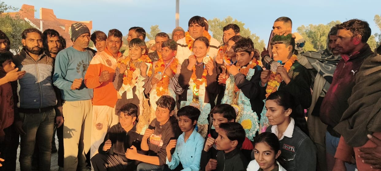 The daughters of Sisar Khas made their mark in boxing, with six winning gold medals.