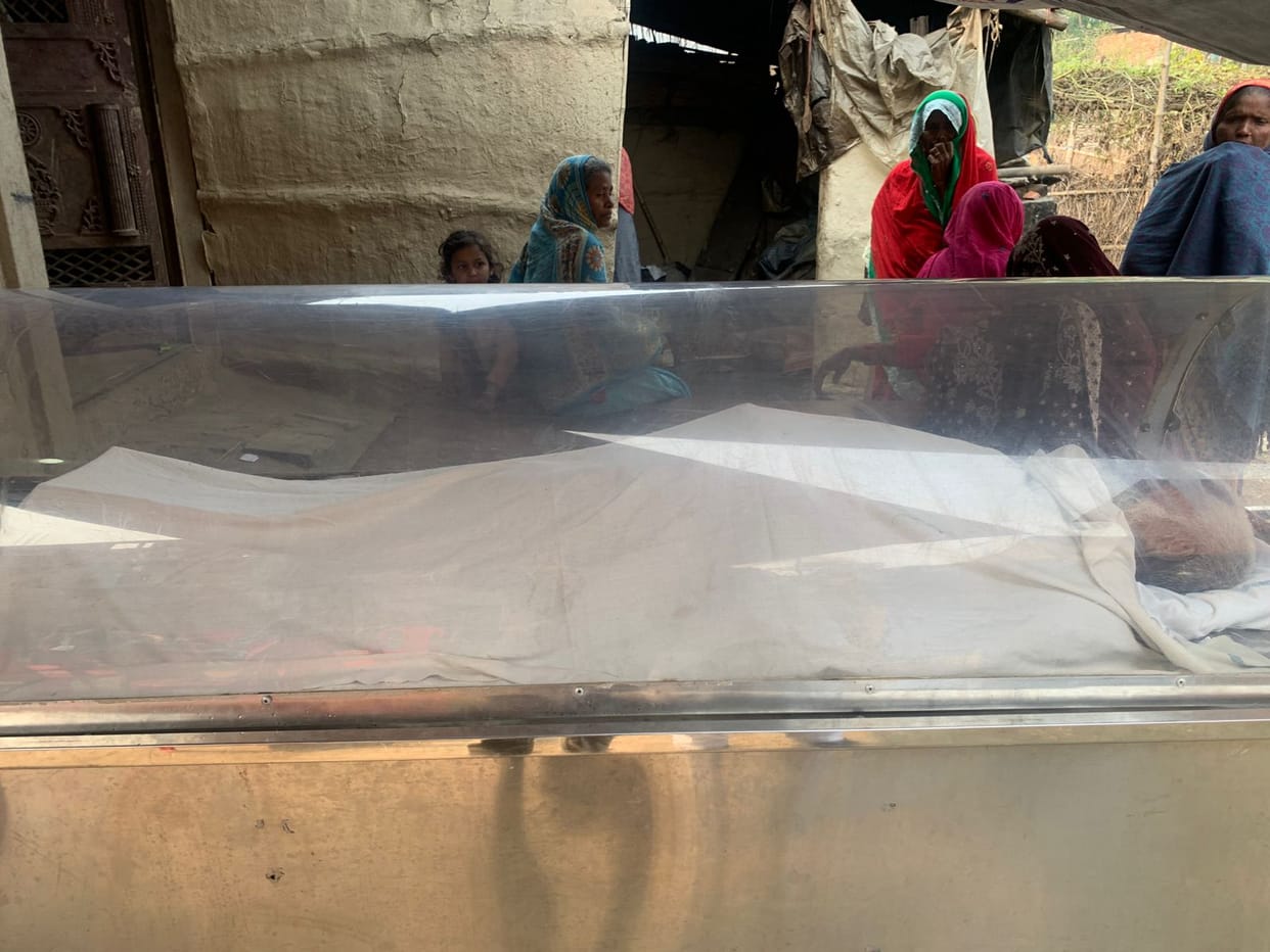 Dead body kept in freezer for three days in exchange of four kattha of land, deal continued even after death