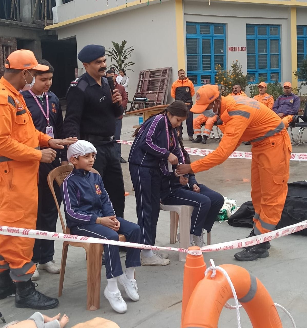 NDRF gave information about disaster management