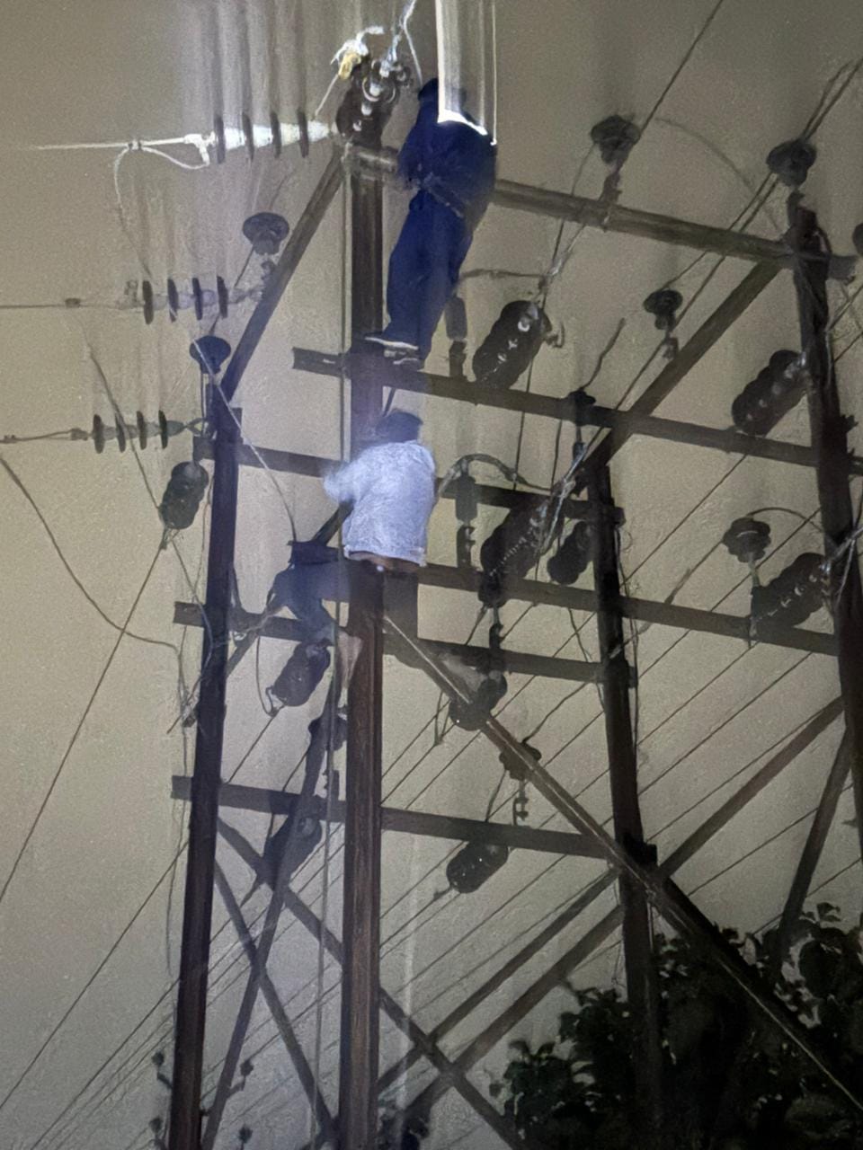 Rain disrupted power supply in cities and villages, leaving two lakh people in distress.