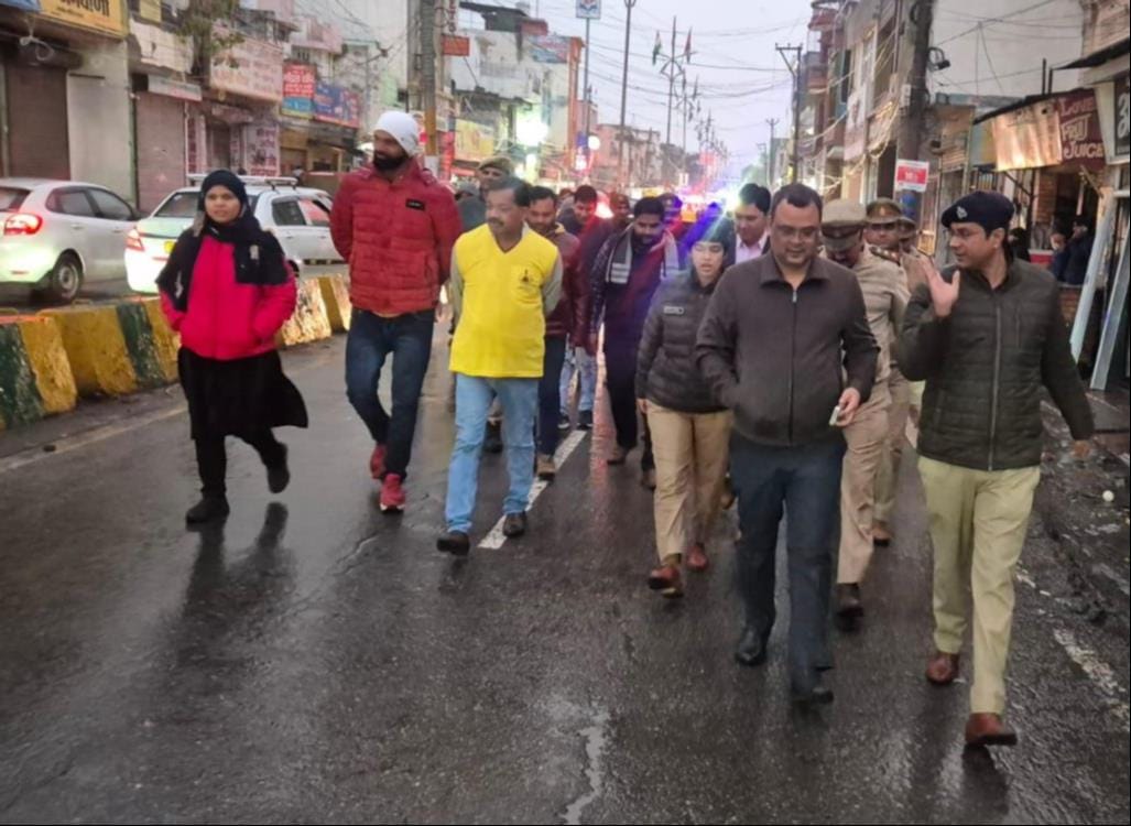The city witnessed a 10-minute blackout and a mock drill was conducted.