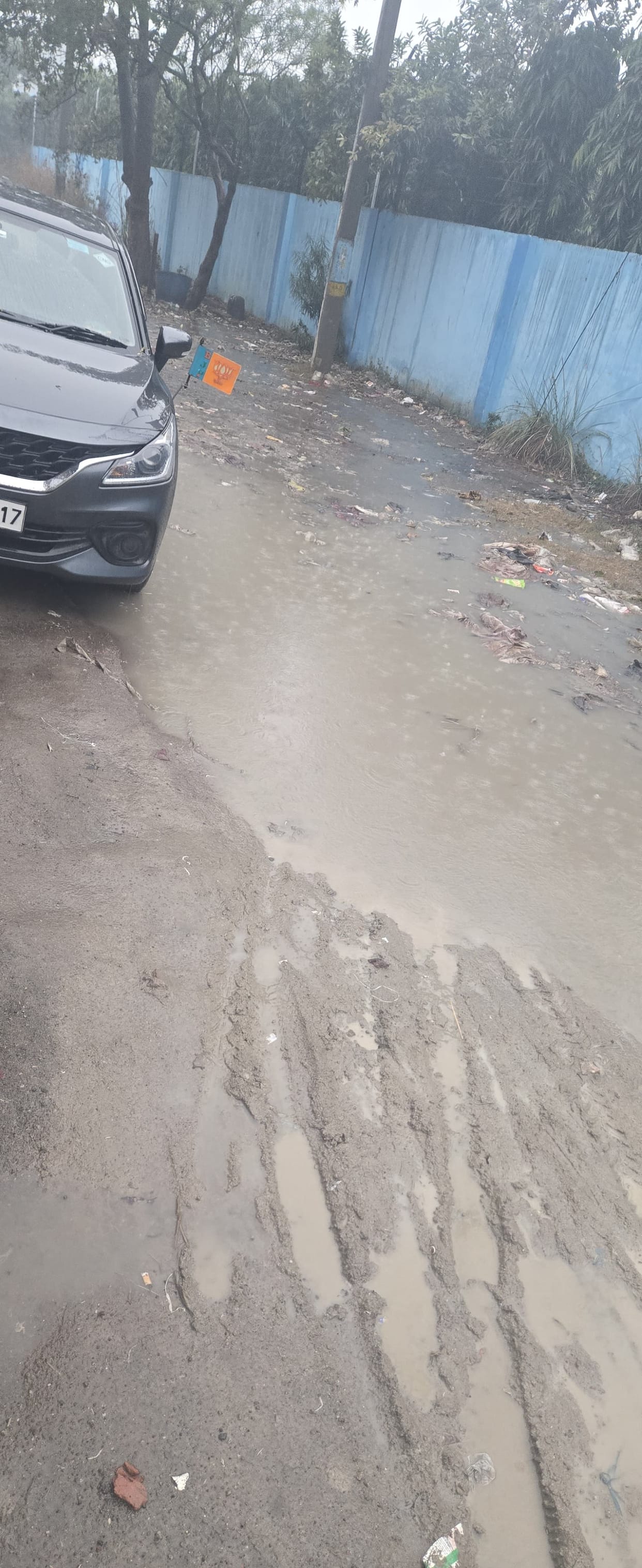 The truth of Major Dhyanchand Nagar came to light as soon as it rained.
