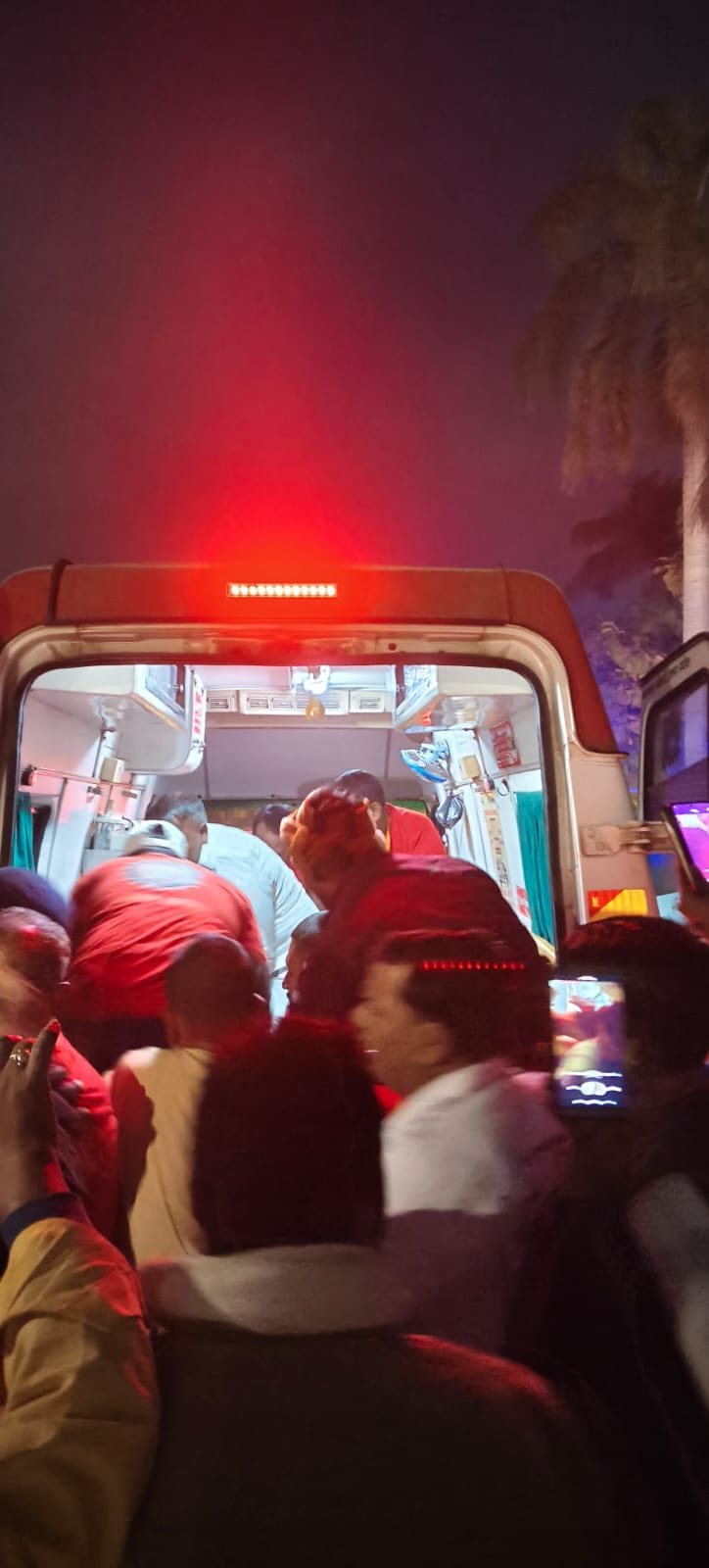 Suddenly the lights went off, and there was noise everywhere.