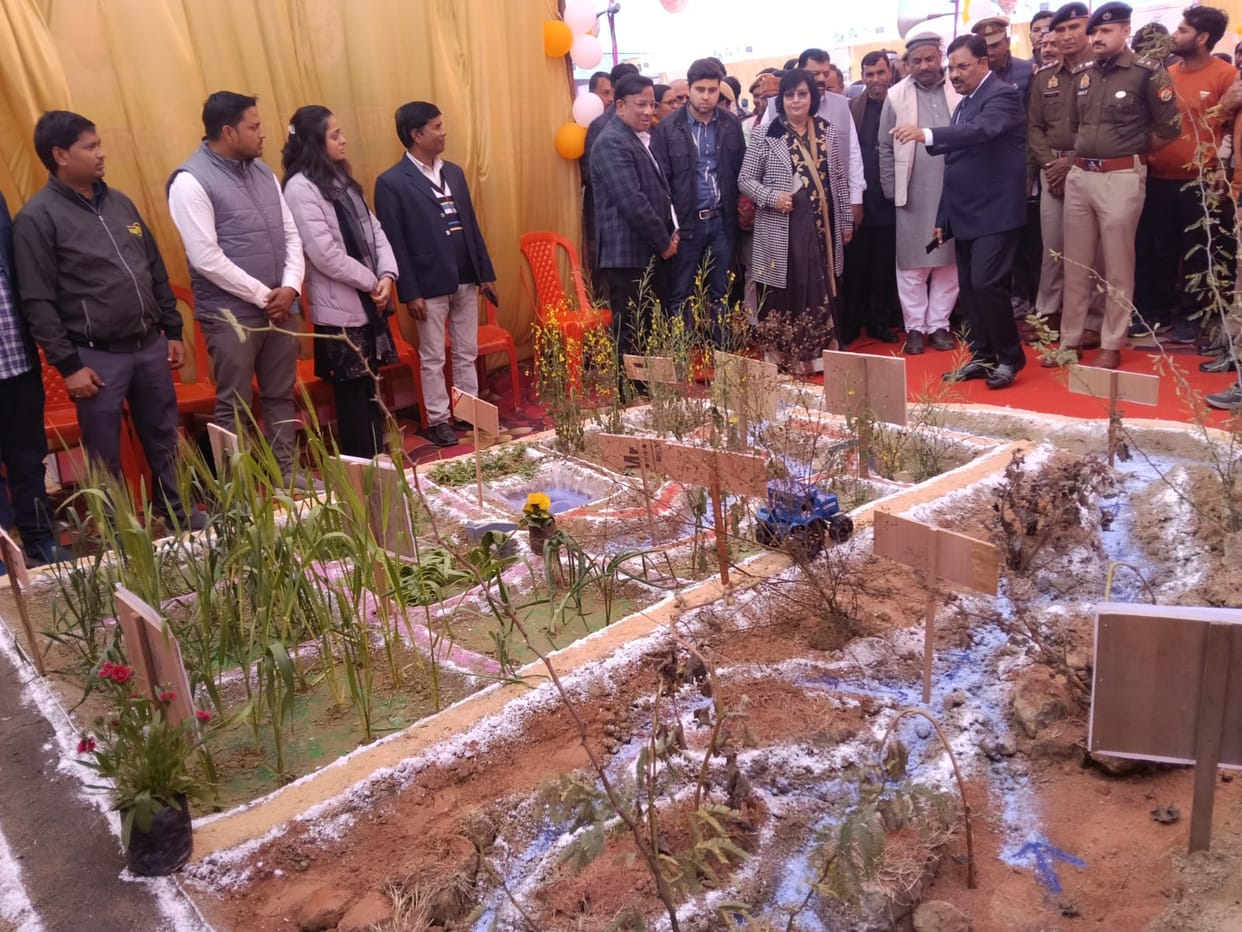 Exhibition held at Vikas Bhawan on Uttar Pradesh Day