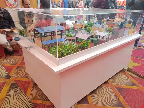 Dreams displayed in exhibition, villages in misery