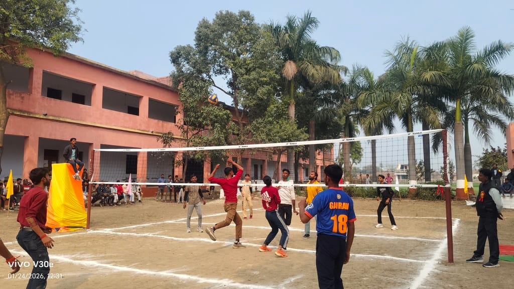 Purva Rawat and Sikandra team winners in volleyball