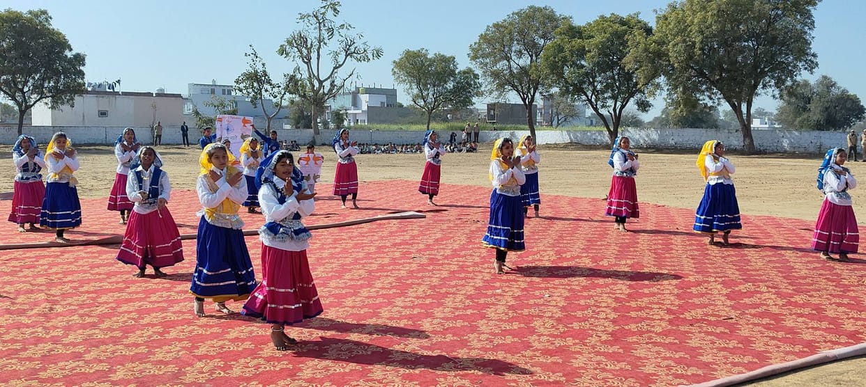 The final full dress rehearsal for Republic Day has been completed in Kanina.