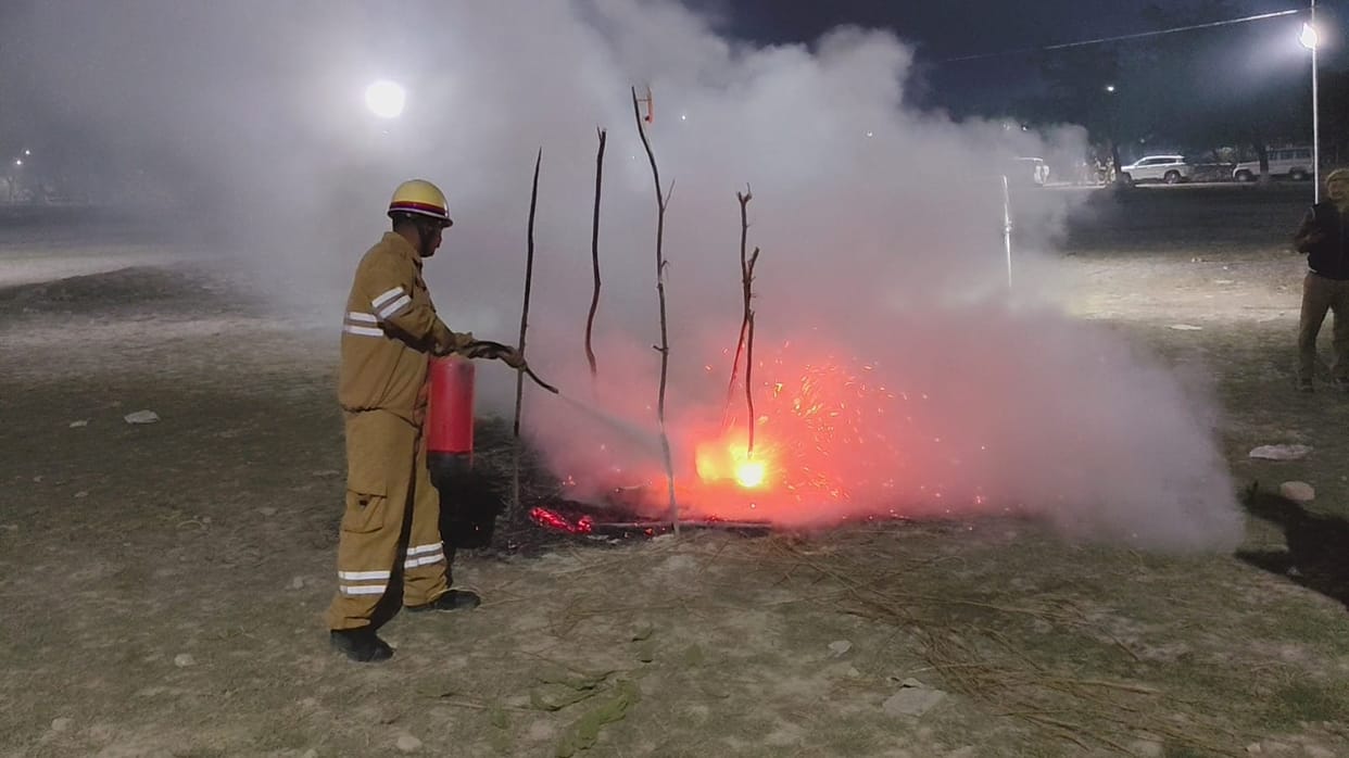 Police conduct blackout exercises and mock drills