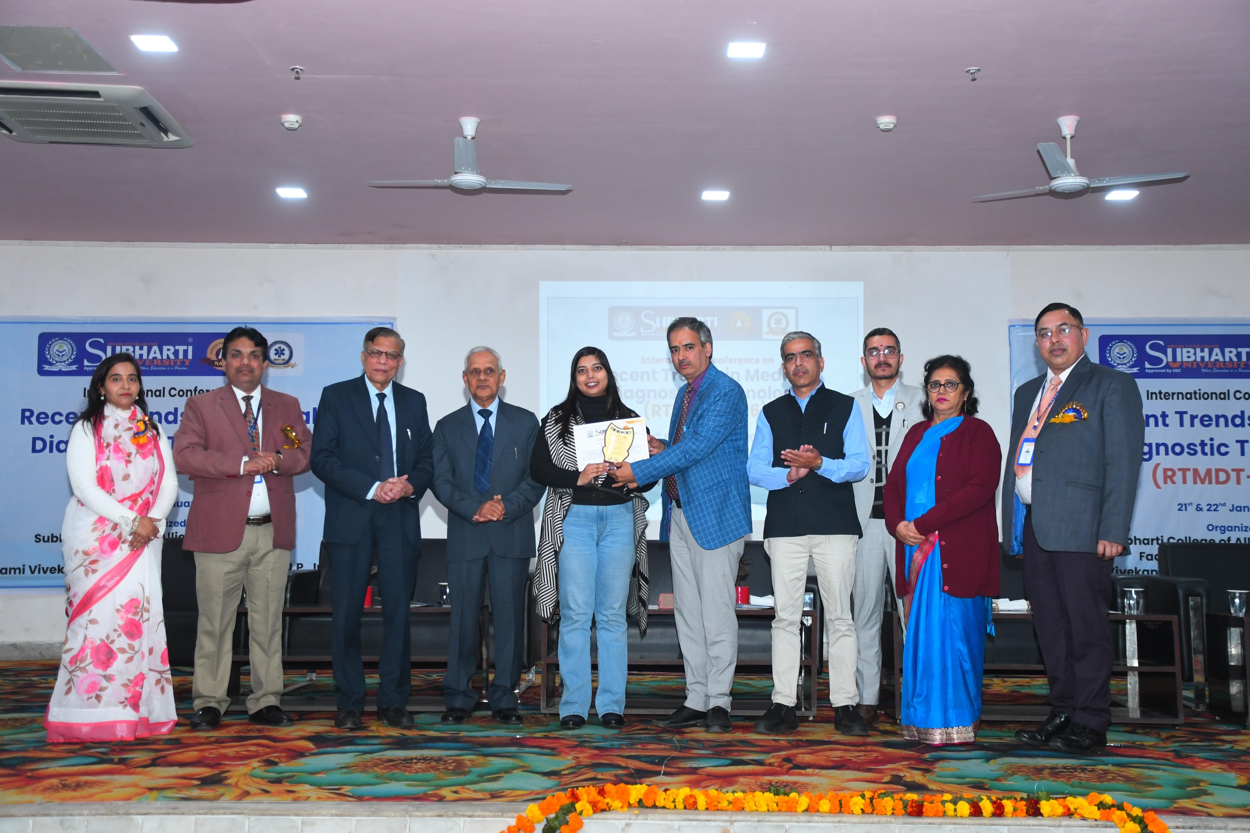 Basant Panchami was celebrated with great enthusiasm in Subharti