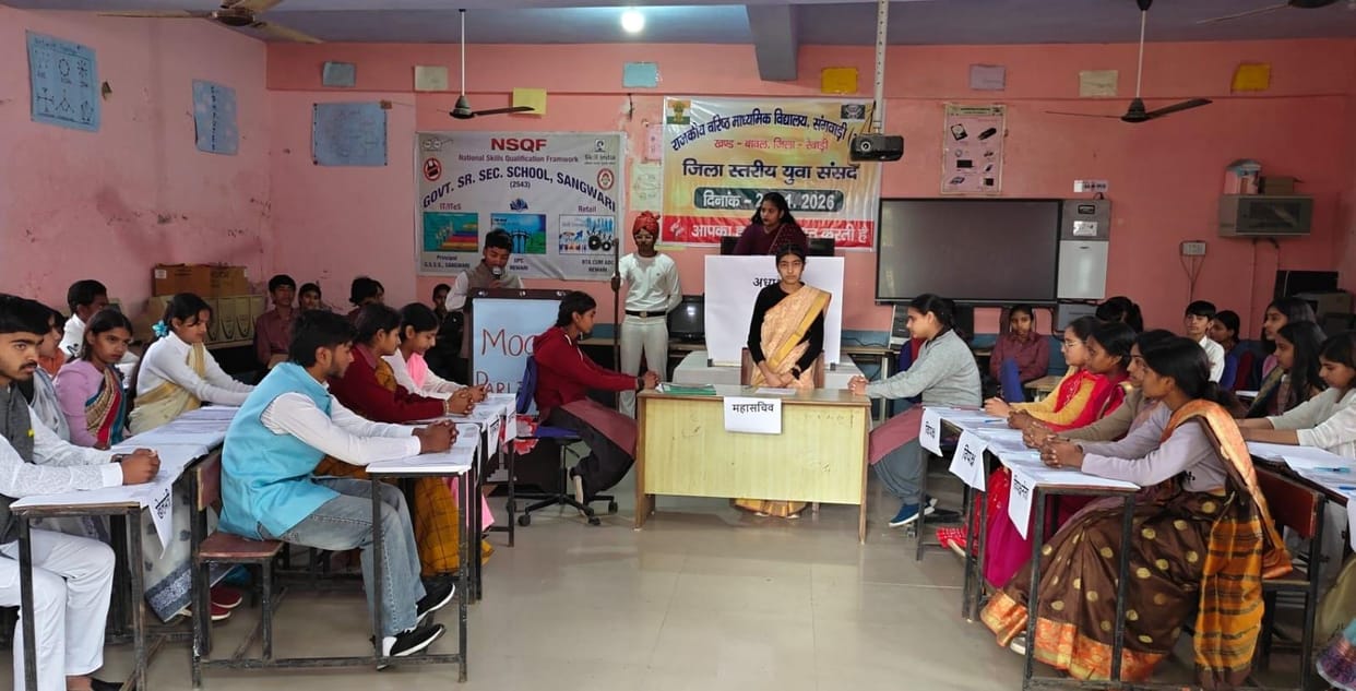 Students participated in the Youth Parliament