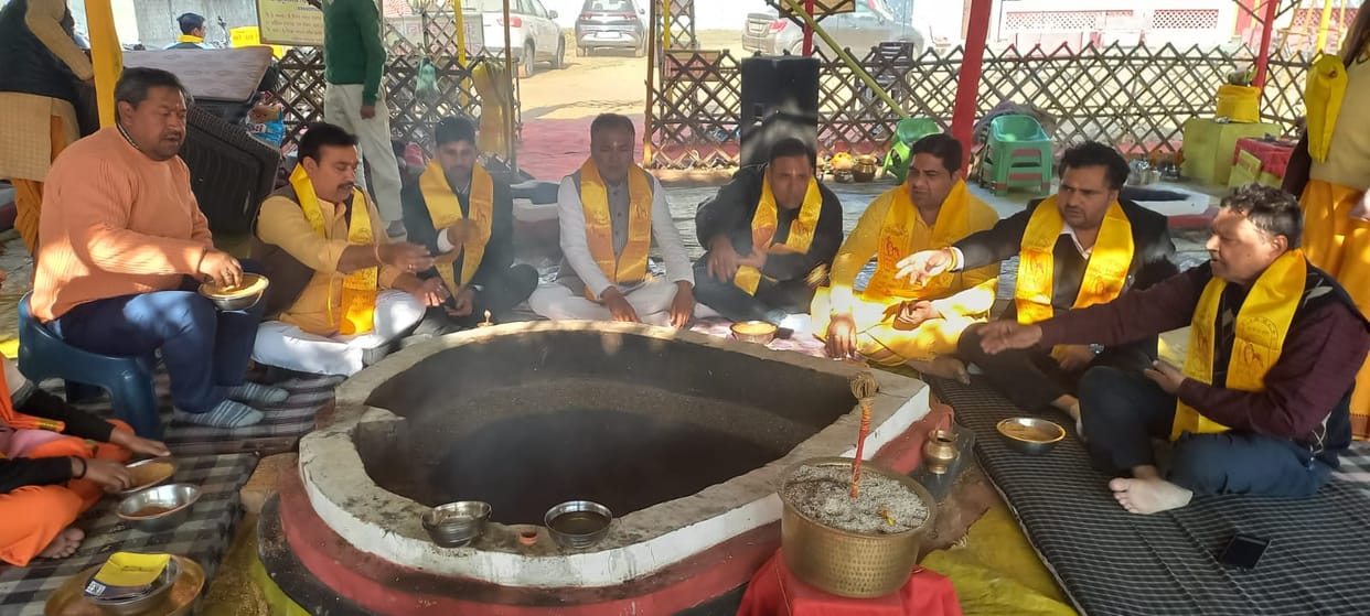 The 241-hour Navakundiya Chandi Mahayagna has begun