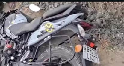 Two people died and two were injured in a collision between two bike darbhanga news