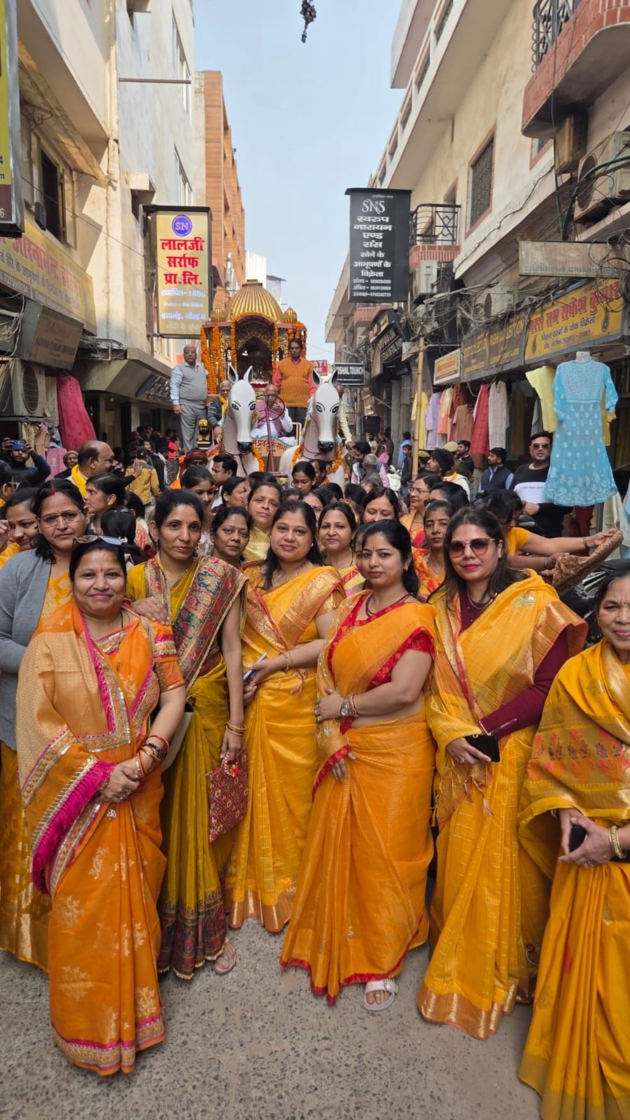 A grand procession was taken out