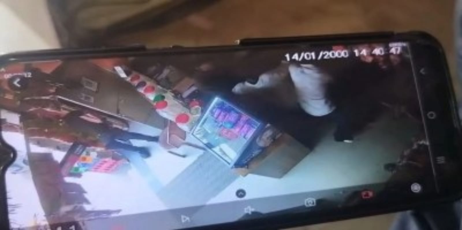 वारदात की घटना सीसीटीवी कैमरा में हुई कैद फ़ोटो