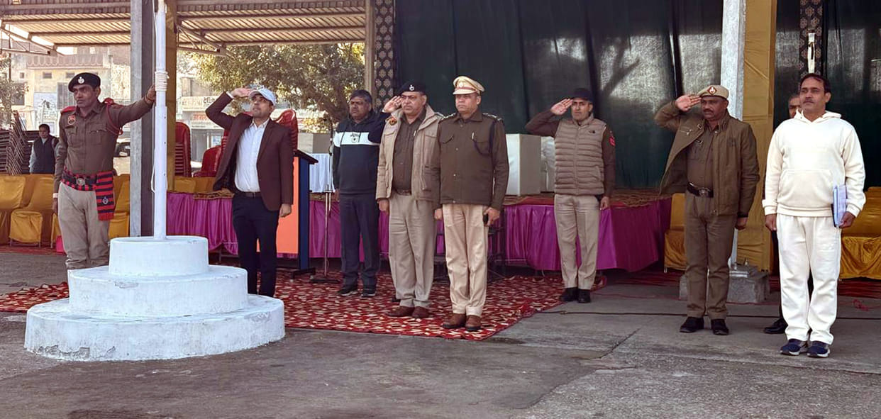 Rehearsal for Republic Day celebrations