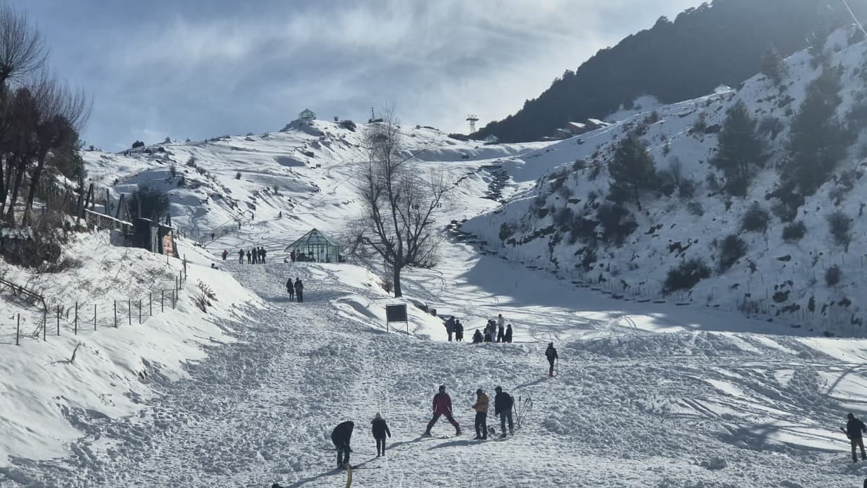 The silence in Auli ends, tourists flock in, the excitement increases.