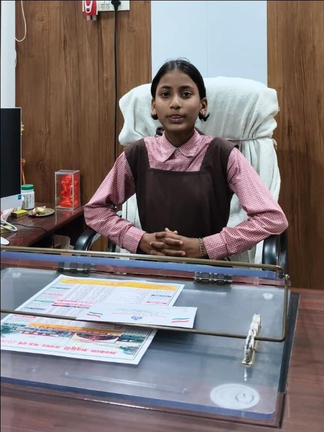 Naina, a seventh-grade student, became BSA for a day.