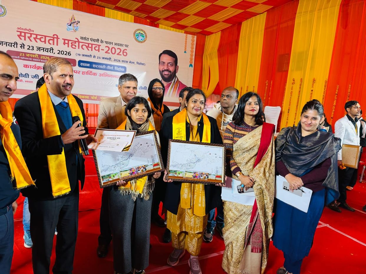 Jogita got third place in International Saraswati Festival