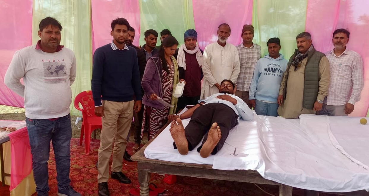 Learning and growing is the key to success. 42 units of blood were collected at the camp.