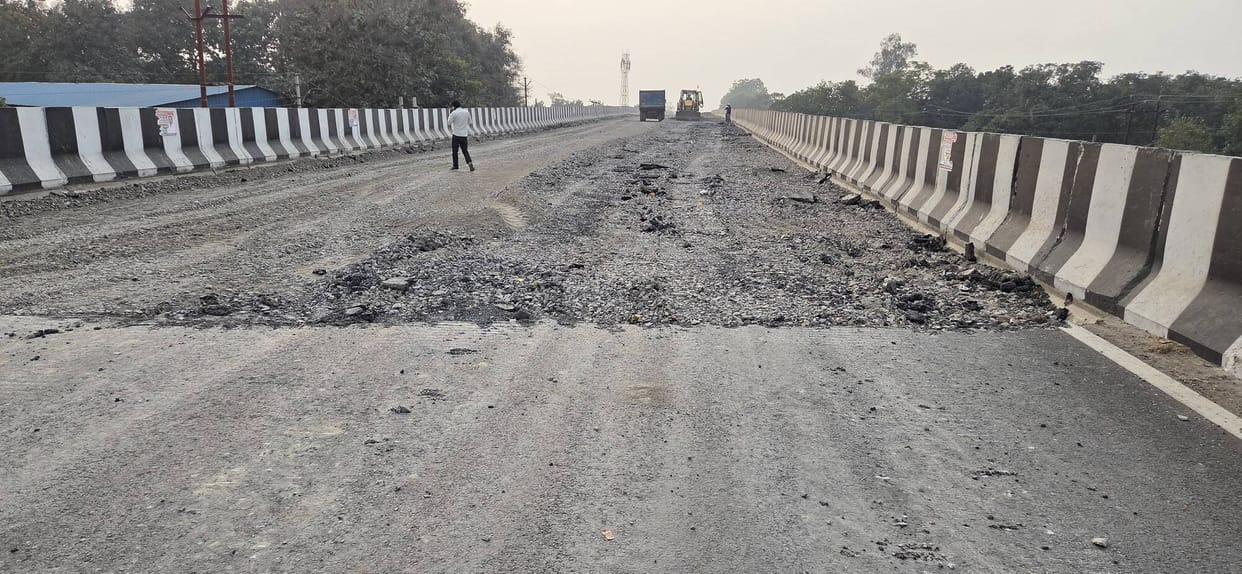 ROB remains closed despite construction, causing traffic jams in Bajnagar, causing problems for commuters