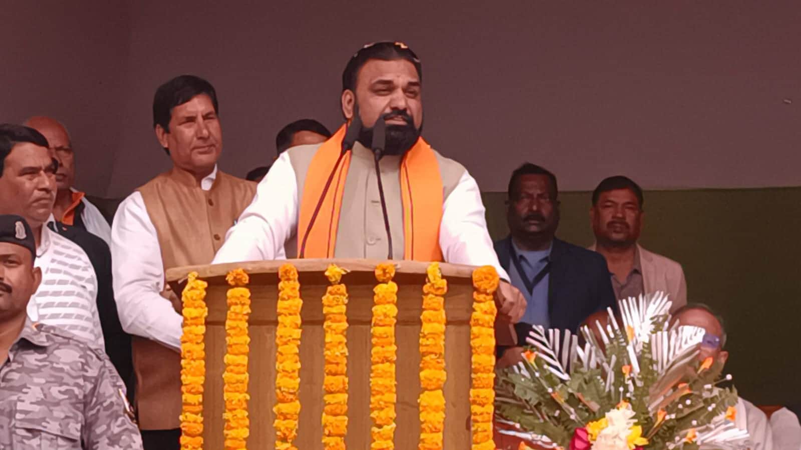 कार्यक्रम को संबोधित करते डिप्टी सीएम सम्राट चौधरी