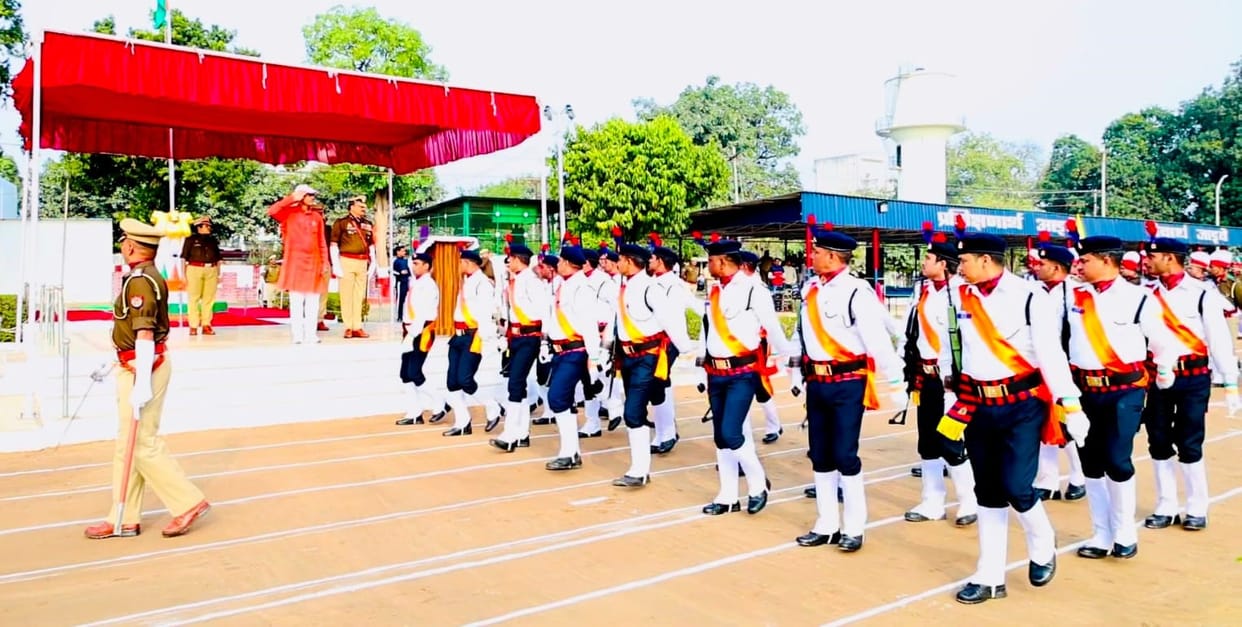A full dress rehearsal was held at the police lines.