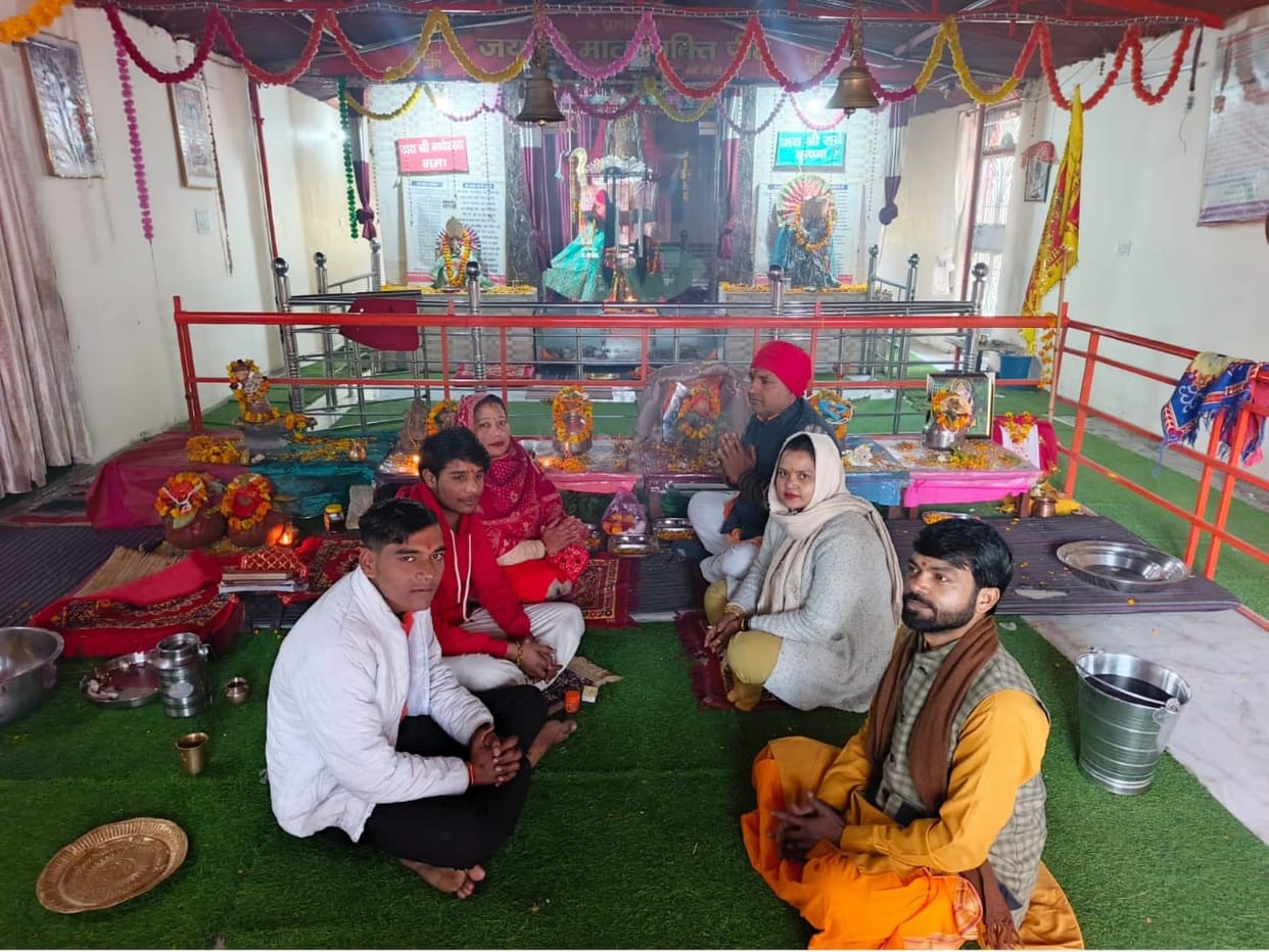 Gupt Navratri: Maa Kalratri worshiped at Pandav mound