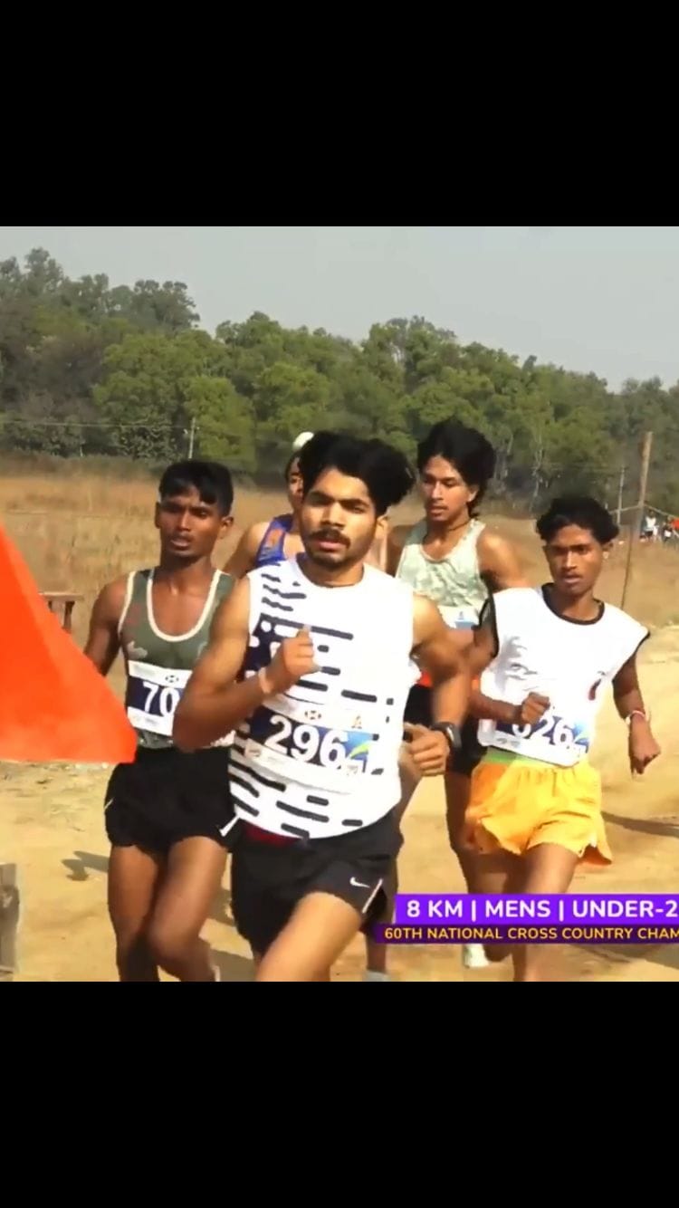 Shubham third and Simran fifth in National Cross Country