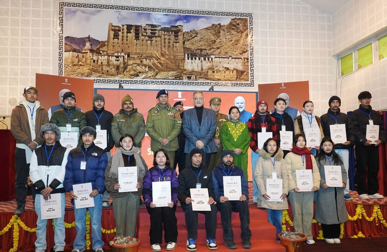 Leh, LG Kavinder Gupta, Gave Appointment Letters
