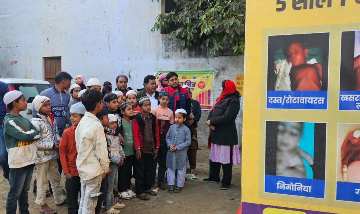 Rally taken out for vaccination of children