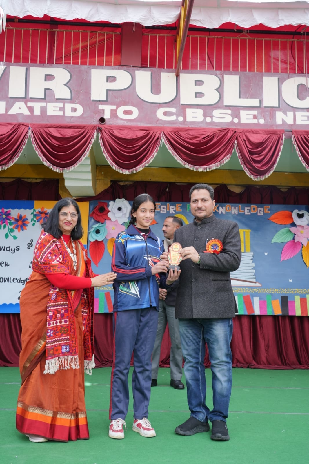 Mahavir School's meritorious students honored