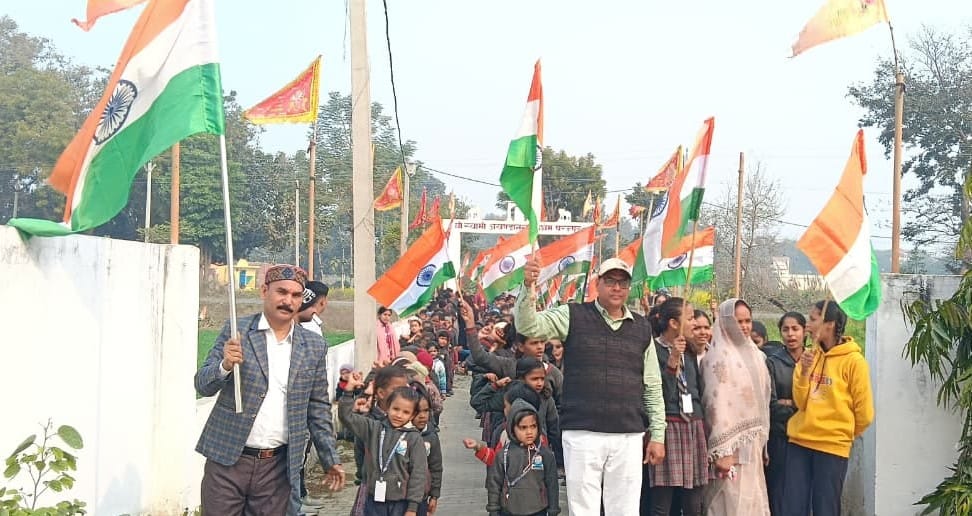 Tiranga Yatra started from Shaheed Jhuri Memorial