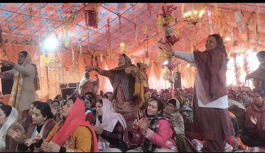The story of Lord Krishna's pastimes narrated in the Srimad Bhagwat Katha