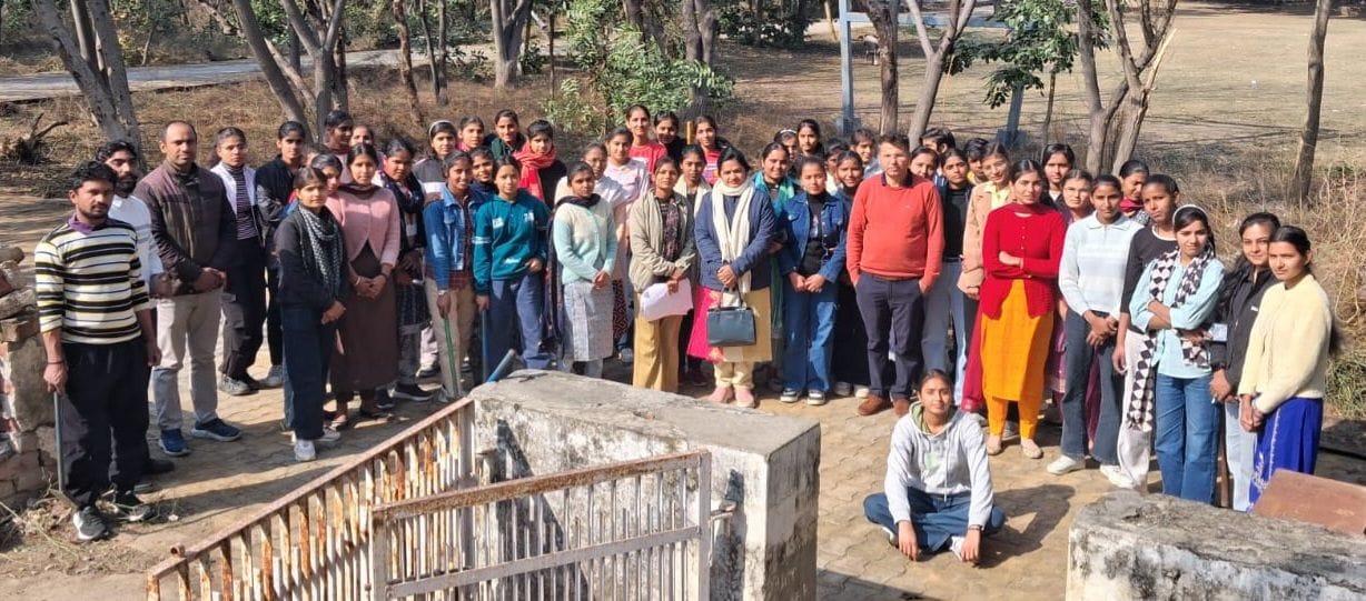 The college was made polythene free through voluntary labour.