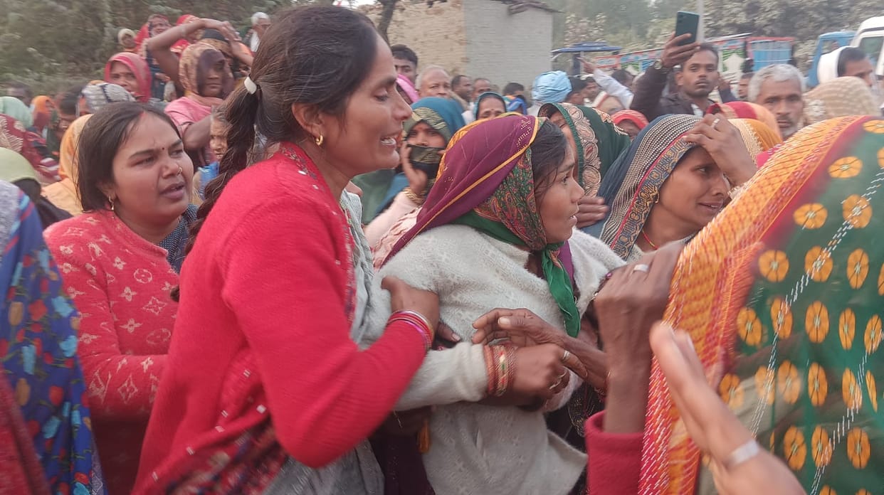 When the bodies of the students reached the village, there was an outcry
