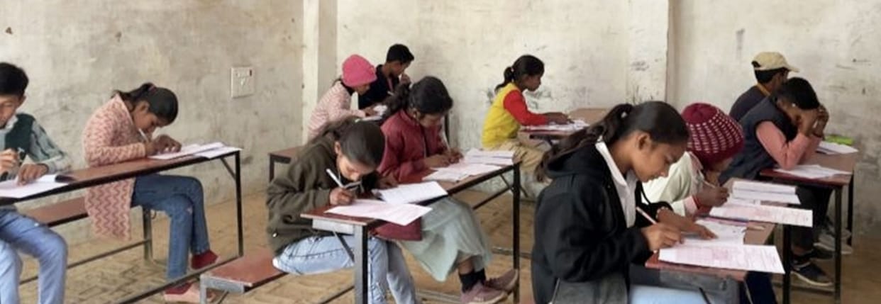400 students participated in the merit promotion examination.
