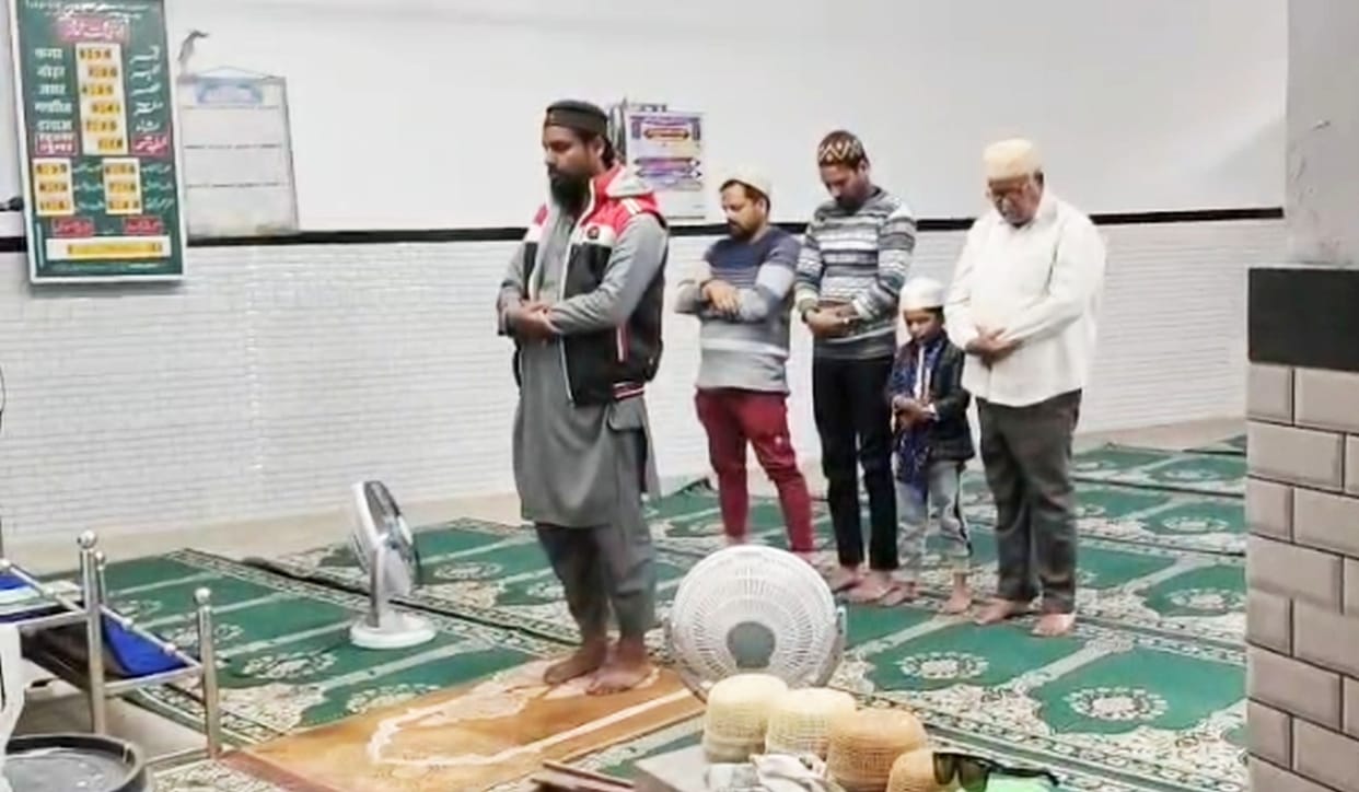 A house in Peeranpur was converted into a mosque and the police removed loudspeakers.