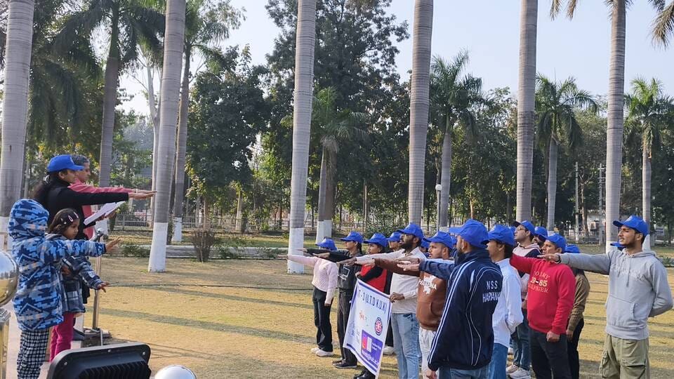 Youth were administered the oath of democratic participation