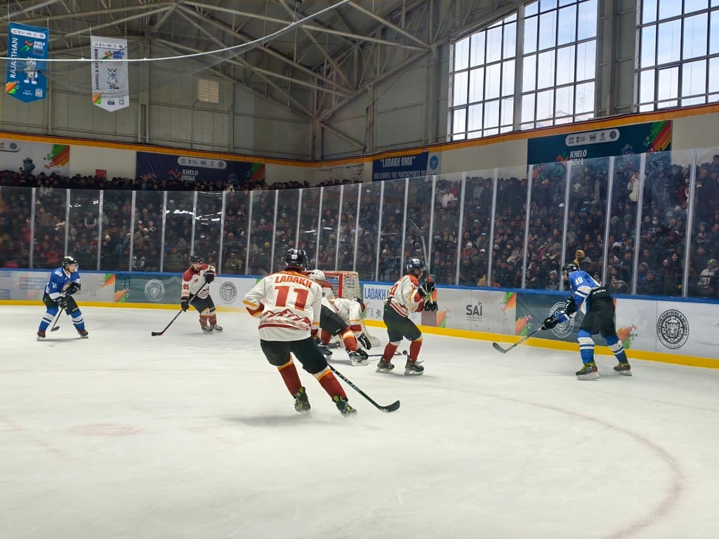Leh, Khelo India Winter Games, Ice Hockey Matches, Ladakh Won