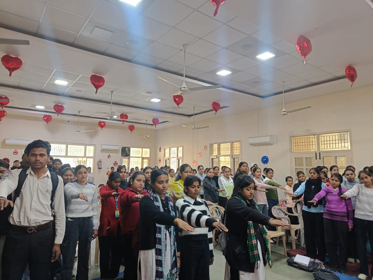 The students took an oath to vote