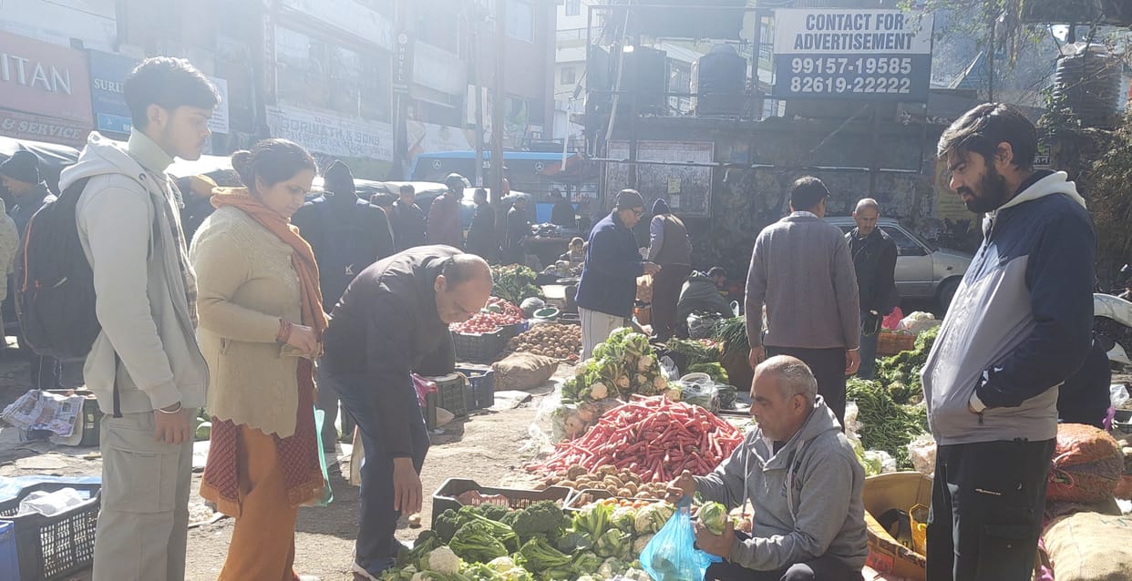 Farmers' public vegetable market, increased demand for off-season vegetables