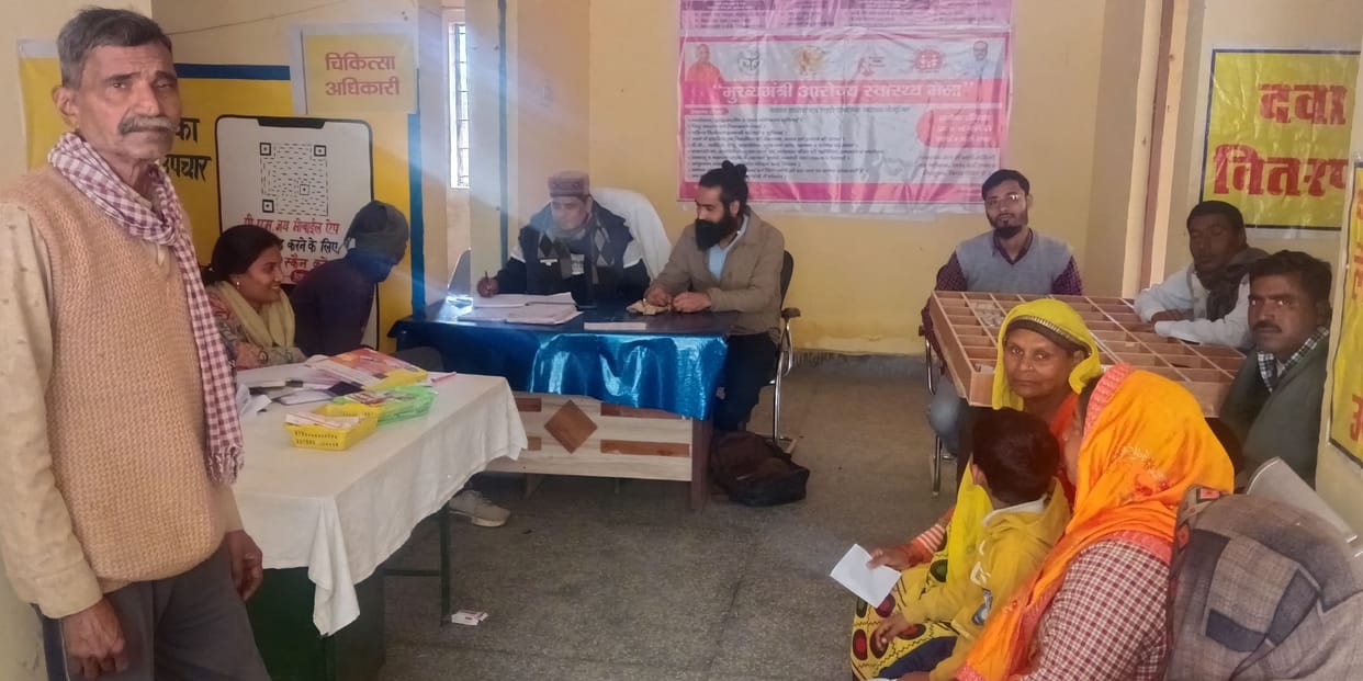 Blood tests were conducted and medicines were given to the patients.