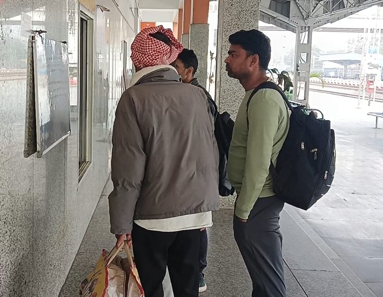 Anand Vihar bound train cancelled, passengers upset