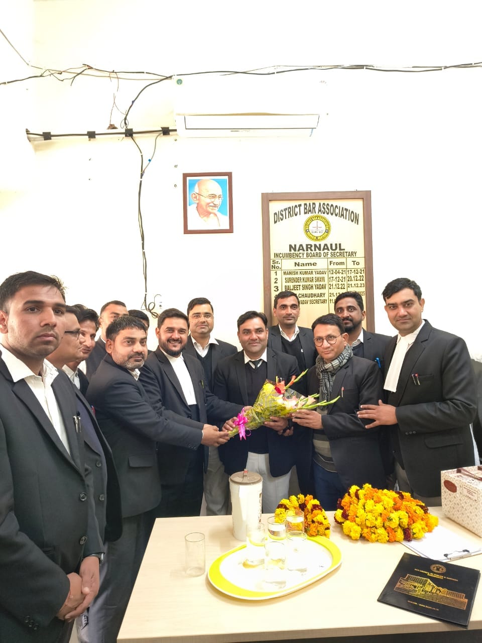Kuldeep Singh Bhargad honored in Bar Association