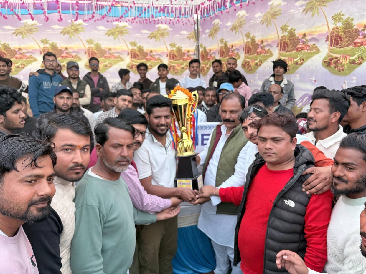 Tehsil Eleven won the final of the cricket tournament