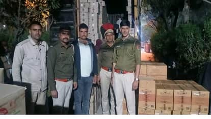 English liquor being smuggled into Gujarat hidden under guise of noodles 200 cartons seized in Sirohi